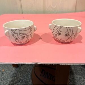 DISNEY Children’s Disney Princess Ceramic  Bowls set of 2